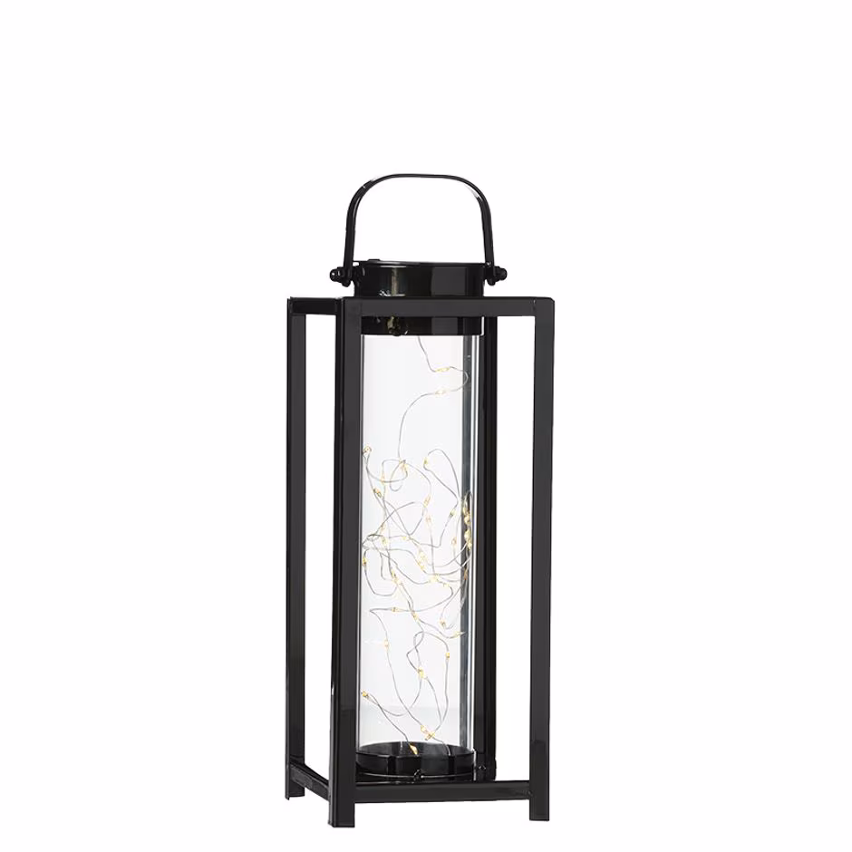 Lantern Lighted With Fairy Lights Solar Small Medium Or Large - Image 3